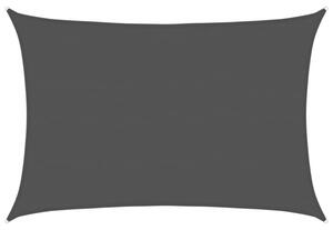 Żagiel przeciwsłoneczny, 160 g/m², czarny, 5x7 m, hdpe