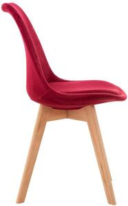 4szt. zestaw krzeseł Bridget czerwony