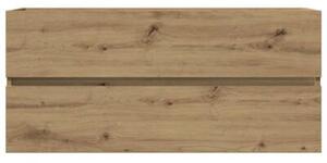 Szafka pod umywalkę, dąb artisan, 100x38,5x45 cm