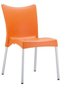 Krzesło Pedro pomarańczowe