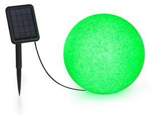 Blumfeldt Shinestone Solar 30, lampa w kształcie kuli, panel słoneczny, śr. 30 cm, RGB-LED, IP68, akumulator