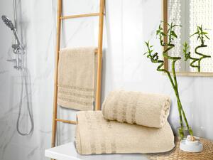 Ręcznik bambusowy DOTS kremowy