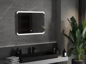 Mexen Nida lustro łazienkowe podświetlane 80 x 60 cm, LED 6000K, antypara - 9806-080-060-611-00