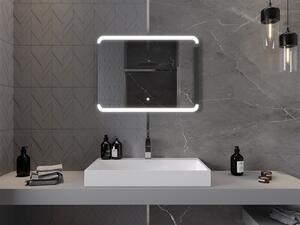 Mexen Nida lustro łazienkowe podświetlane 80 x 60 cm, LED 6000K, antypara - 9806-080-060-611-00