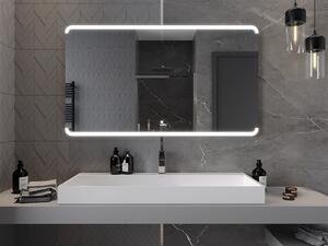 Mexen Nida lustro łazienkowe podświetlane 140 x 80 cm, LED 6000K, antypara - 9806-140-080-611-00