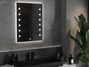 Mexen Ner lustro łazienkowe podświetlane 60 x 80 cm, LED 6000K, antypara - 9809-060-080-611-00