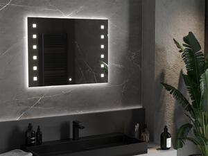 Mexen Ner lustro łazienkowe podświetlane 80 x 60 cm, LED 6000K, antypara - 9809-080-060-611-00