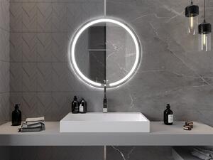 Mexen Rose lustro łazienkowe podświetlane, okrągłe 80 cm, LED 6000K, antypara - 9810-080-080-611-00