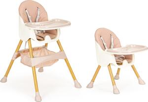 Krzesełko do karmienia dziecka 2w1 ECOTOYS