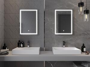 Mexen Miko lustro łazienkowe podświetlane 50 x 70 cm, LED 6000K, antypara - 9819-050-070-611-00