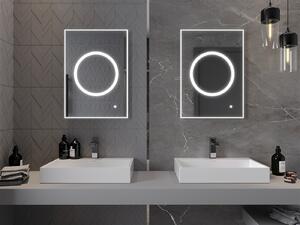 Mexen Koga lustro łazienkowe podświetlane 50 x 70 cm, LED 6000K, antypara - 9821-050-070-611-00