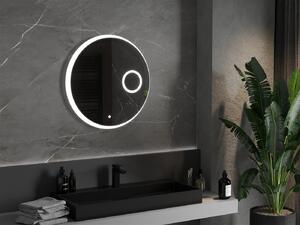 Mexen Ella lustro łazienkowe podświetlane z lusterkiem kosmetycznym, okrągłe 70 cm, LED 6000K, antypara - 9811-070-070-611-00