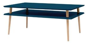 KORO HIGH Stolik kawowy 110x70 cm - Petrol Blue