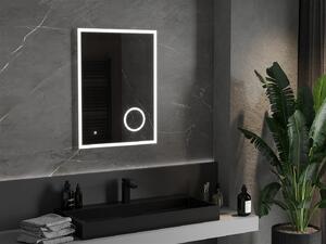 Mexen Kala lustro łazienkowe podświetlane z lusterkiem kosmetycznym 60 x 80 cm, LED 6000K, antypara - 9820-060-080-611-00