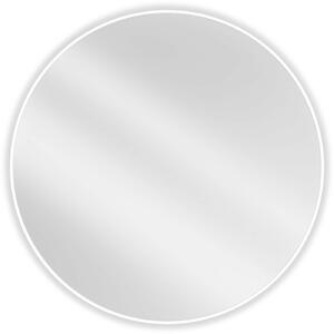 Mexen Loft lustro łazienkowe okragłe 100 cm, rama biała - 9850-100-100-000-20