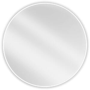 Mexen Loft lustro łazienkowe okragłe 90 cm, rama biała - 9850-090-090-000-20