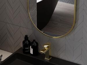 Mexen Loft lustro łazienkowe owalne 85 x 50 cm, rama złota - 9851-085-050-000-50