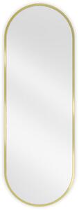 Mexen Loft lustro łazienkowe owalne 100 x 35 cm, rama złota - 9851-100-035-000-50