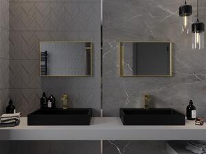 Mexen Loft lustro łazienkowe prostokątne 60 x 40 cm, rama złota - 9852-060-040-000-50