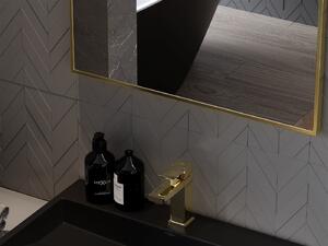 Mexen Loft lustro łazienkowe prostokątne 60 x 50 cm, rama złota - 9852-060-050-000-50