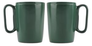Ciemnozielone kamionkowe kubki zestaw 2 szt. 250 ml Fuori – Vialli Design