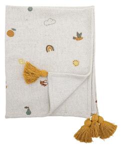 Biały koc dziecięcy 80x100 cm Agnes – Bloomingville Mini