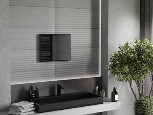 Mexen Loft lustro łazienkowe prostokątne 50 x 40 cm, rama czarna - 9852-050-040-000-70