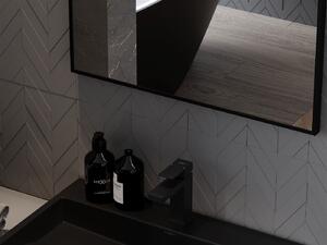Mexen Loft lustro łazienkowe prostokątne 70 x 50 cm, rama czarna - 9852-070-050-000-70