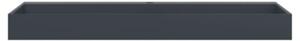 Umywalka, 120x46x11 cm, kompozyt mineralny/marmurowy, antracyt