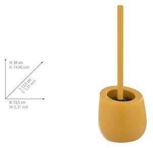 Żółta ceramiczna szczotka do WC Badi – Wenko