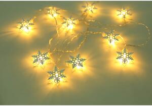 Bożonarodzeniowa girlanda gwiazdki 1,65m 10 LED 0,03W ciepła