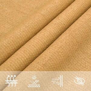 Żagiel przeciwsłoneczny, 160 g/m², piaskowy, 2,5x2,5 m, hdpe