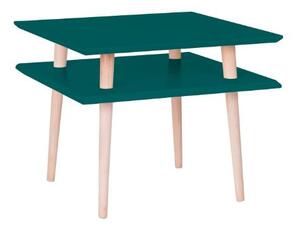 SQUARE Coffee Table 55x55x45cm Zielony Butelkowy