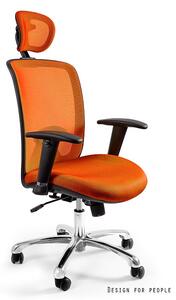 Fotel biurowy EXPANDER pomarańczowy UNIQUE