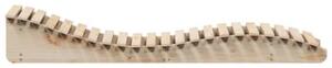 Leżaki, 2 szt., 205x60x31,5 cm, lite drewno sosnowe