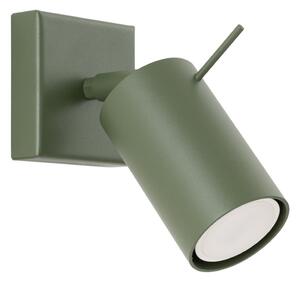 Zielona lampa punktowa 8x16 cm Etna – Sollux