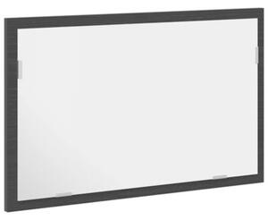 Lustro Åazienkowe z oÅwietleniem LED, czarny dÄ b, 60x8,5x37 cm