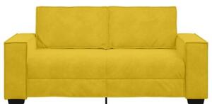 Sofa 2-osobowa, Å¼Ã³Åta, 180x78x84 cm, tapicerowana aksamitem