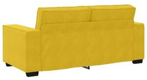 Sofa 2-osobowa, Å¼Ã³Åta, 180x78x84 cm, tapicerowana aksamitem
