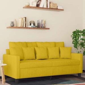 Sofa 2-osobowa, Å¼Ã³Åta, 140 cm, tapicerowana aksamitem