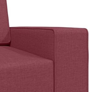 Sofa bed czerwone wino 245 x 78 x 77 cm aksamit