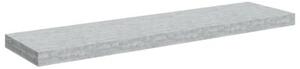 Półki ścienne, 4 szt., szarość betonu, 90x23,5x3,8 cm, mdf