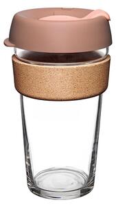 Różowy/brązowy kubek podróżny 454 ml Brew Frappe L – KeepCup