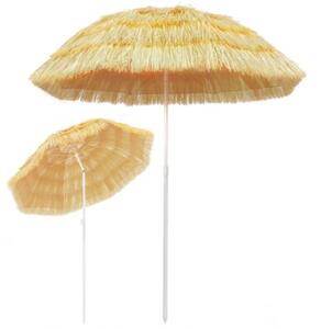 Parasol plażowy w stylu hawajskim, naturalny, 180 cm