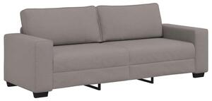 Sofa 3-osobowa, kolor taupe, 220x77x82 cm, tkaninÄ