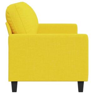 Sofa 3-osobowa, jasnoÅ¼Ã³Åta, 180 cm, tapicerowana tkaninÄ