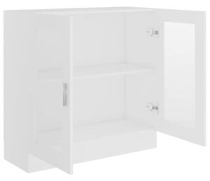 Witryna, biała, 82,5x30,5x80 cm, materiał drewnopochodny
