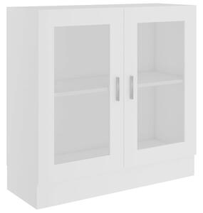Witryna, biała, 82,5x30,5x80 cm, materiał drewnopochodny