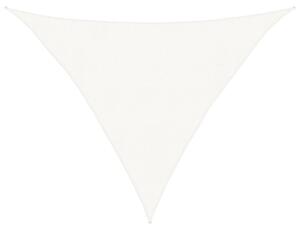 Żagiel przeciwsłoneczny, 160 g/m², biały, 4x4x5,8 m, hdpe