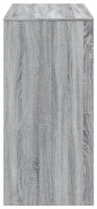 Stolik barowy, szary dąb sonoma, 102x50x103,5 cm